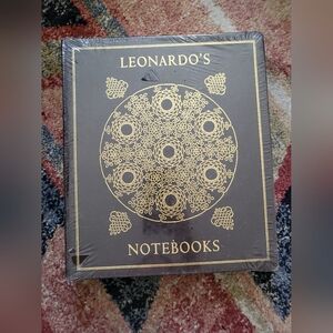 Leonardo's Notebooks Book Sealed But with Some Wear on Plastic and Book Edge